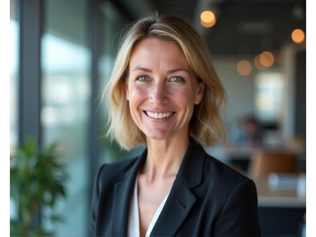 Portrait of Anna Schmidt, Chief Operating Officer at DLAZ GmbH.