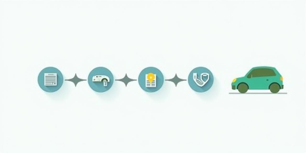 Illustration showing the seamless five-step process of EV charger installation from consultation to activation.