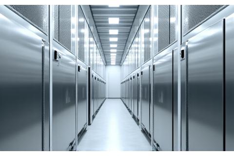 Hygiene-compliant insulation on refrigeration pipes and cold storage in a modern food processing plant.